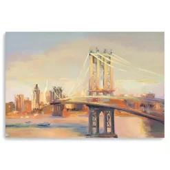 Best Kirklands Home Manhattan Sunrise Canvas Art Print, 60x40 in.
