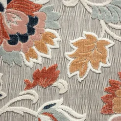 New Kirklands Home Mara Floral Blossom Indoor/Outdoor Area Rug, 5x7