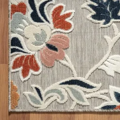 Clearance Kirklands Home Mara Floral Blossom Indoor/Outdoor Area Rug, 7x9