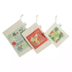 Online Kirklands Home Market Veggies Produce Bags, Set of 3