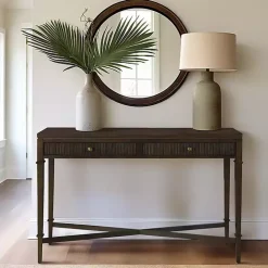 Kirklands Home Martha Stewart Console Table Brown