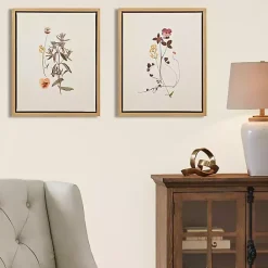 Online Kirklands Home Martha Stewart French Herbarium Framed Art Set Ivory
