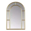 Online Kirklands Home Martha Stewart Gold Paned Arch Wall Mirror