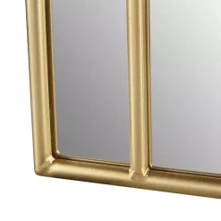 Online Kirklands Home Martha Stewart Gold Paned Arch Wall Mirror
