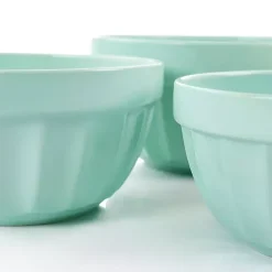 Best Kirklands Home Martha Stewart Mint Stoneware Bowls, Set of 3 Blue