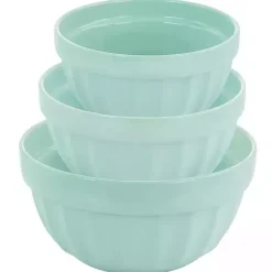 Best Kirklands Home Martha Stewart Mint Stoneware Bowls, Set of 3 Blue