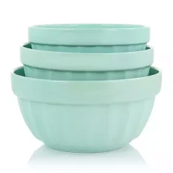 Best Kirklands Home Martha Stewart Mint Stoneware Bowls, Set of 3 Blue