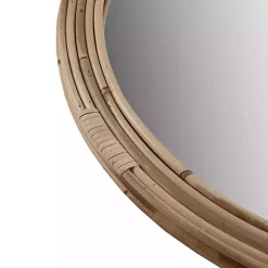 Clearance Kirklands Home Martha Stewart Natural Round Rattan Wall Mirror