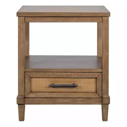 Sale Kirklands Home Martha Stewart Toasted Almond Wood Nightsd Tan