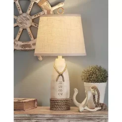 Best Kirklands Home Martha's Vineyard White Buoy Table Lamp