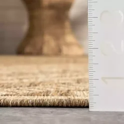 Online Kirklands Home Marti Banded Lines Outdoor Rug, 5x8 Tan