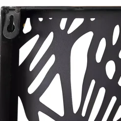 Hot Kirklands Home Matte Metal Tree Frame Wall Plaque Black