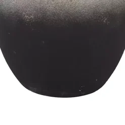 Kirklands Home Matte Black Ombre Textured Table Lamp, 23 in. White