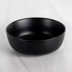 Clearance Kirklands Home Matte Simple Things Cereal Bowl Black