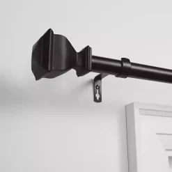 Online Kirklands Home Matte Bronze Napoleon Outdoor Curtain Rod, 160 in. Brown