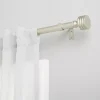 Hot Kirklands Home Matte Nickel Stacked Cylinder Curtain Rod, 120 in.