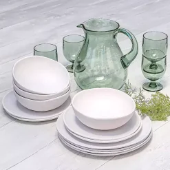 Hot Kirklands Home Matte Melamine Coupe Salad Plates, Set of 6 White