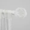 Online Kirklands Home Matte White Open Sphere Curtain Rod, 72 in.