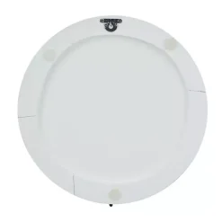 Hot Kirklands Home Matte Ribbed Sunburst Wall Plates, Set of 3 White