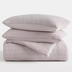 Outlet Kirklands Home Mauve Waffle Ultra-Soft 3-pc. Queen Comforter Set Pink