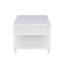 Online Kirklands Home McGhie 2-Drawer Coffee Table White