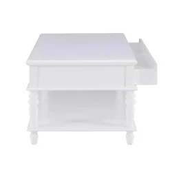 Online Kirklands Home McGhie 2-Drawer Coffee Table White