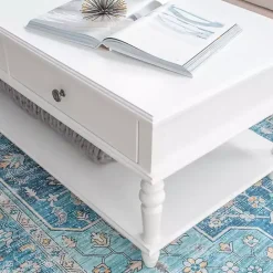 Online Kirklands Home McGhie 2-Drawer Coffee Table White