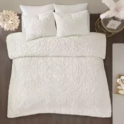 New Kirklands Home Medallion California King 3-pc. Comforter Set White