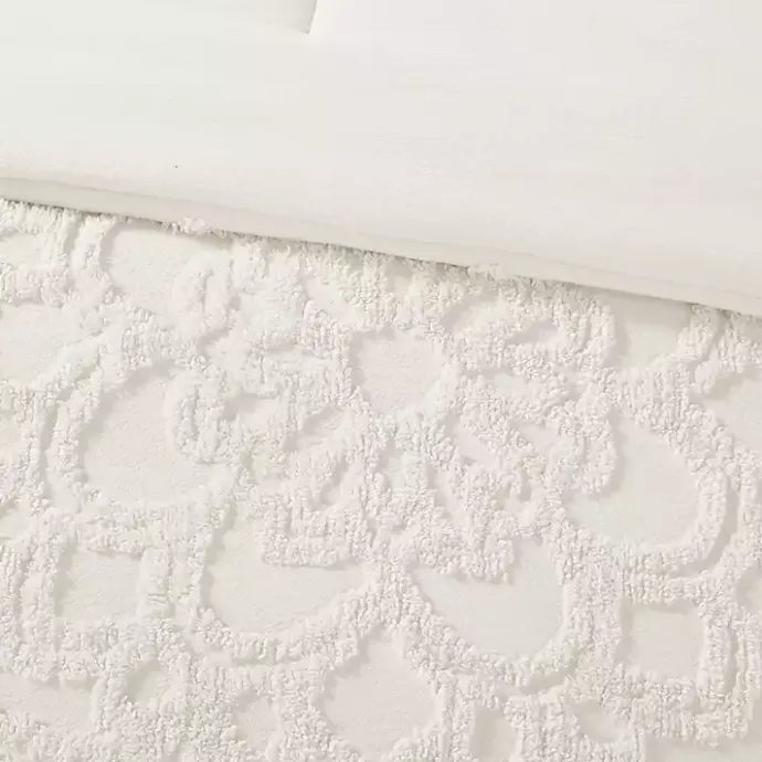 New Kirklands Home Medallion California King 3-pc. Comforter Set White