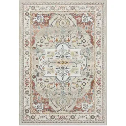 Online Kirklands Home Medallion Ivory Rust Area Rug, 3x6