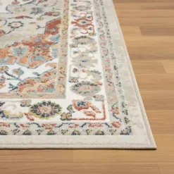Online Kirklands Home Medallion Ivory Rust Area Rug, 3x6