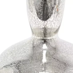 Online Kirklands Home Mercury Glass Curvy Table Lamp White