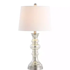 Outlet Kirklands Home Mercury Glass Jaiden Table Lamp White