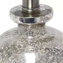 Online Kirklands Home Mercury Hammered Glass Shade Table Lamp White