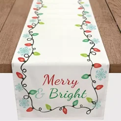 Best Kirklands Home Merry and Bright with Lights Table Runner, 72 in. Multi