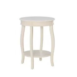 Best Kirklands Home Merryweather Off White Accent Table Ivory