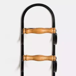 New Kirklands Home Metal and Wood Tiered Multi-Use Wall Rack
