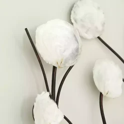 Sale Kirklands Home Metal Peony Shell Wall Plaque