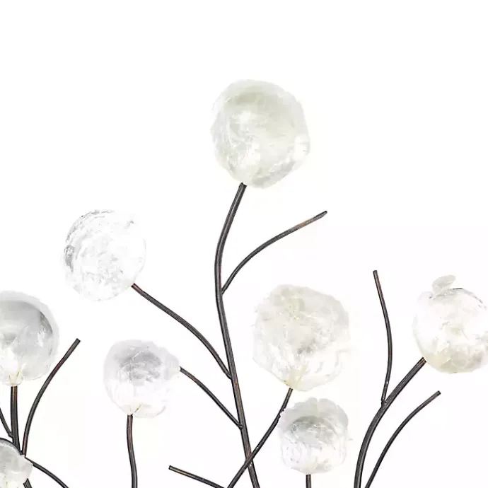 Sale Kirklands Home Metal Peony Shell Wall Plaque