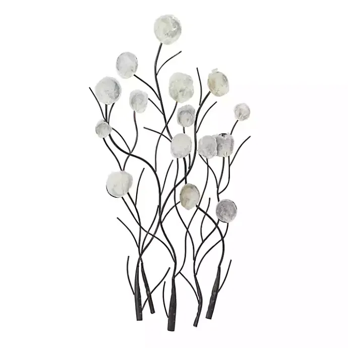 Sale Kirklands Home Metal Peony Shell Wall Plaque
