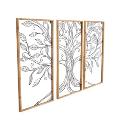 Hot Kirklands Home Metal Wire Tree Panel Wall Plaques, Set of 3