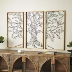 Hot Kirklands Home Metal Wire Tree Panel Wall Plaques, Set of 3