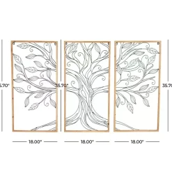Hot Kirklands Home Metal Wire Tree Panel Wall Plaques, Set of 3