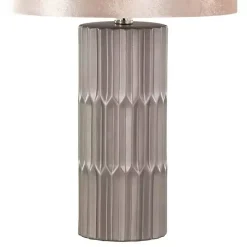 Discount Kirklands Home Metallic and Champagne Tanya Table Lamp Brown