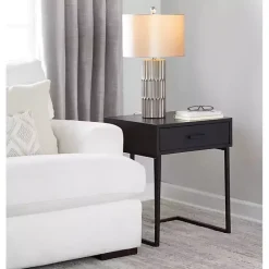 Discount Kirklands Home Metallic and Champagne Tanya Table Lamp Brown