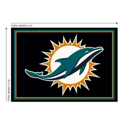 Best Kirklands Home Miami Dolphins Area Rug, 4x6