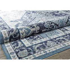 Outlet Kirklands Home Midnight Blue Frieda Medallion Area Rug, 8x10