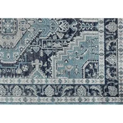 Outlet Kirklands Home Midnight Blue Frieda Medallion Area Rug, 8x10