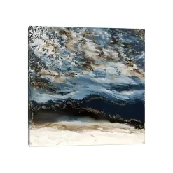 Kirklands Home Midnight Wave Canvas Art Print Blue
