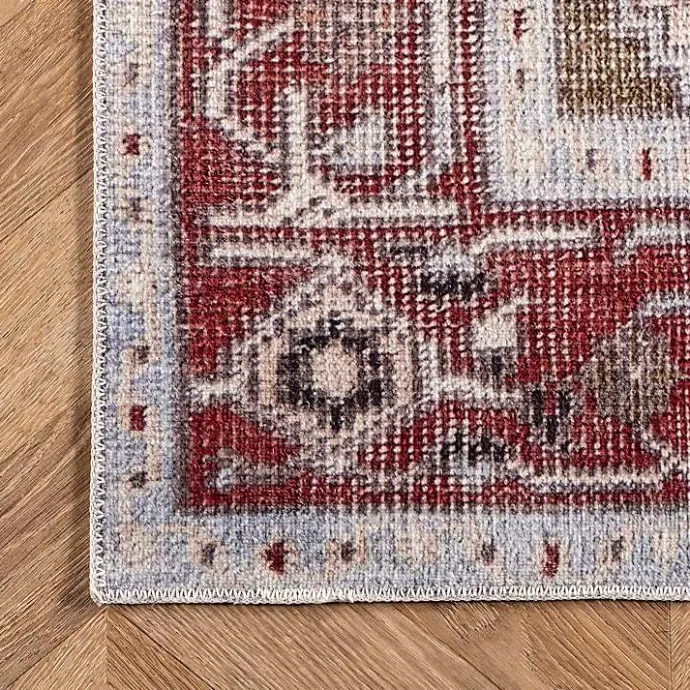 Best Kirklands Home Miley Traditional Medallion Washable Area Rug, 5x8